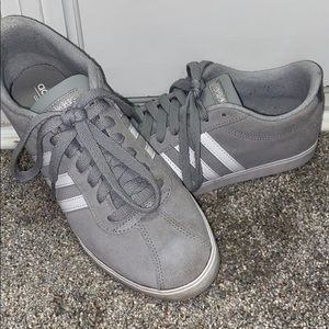 grey adidas shoes